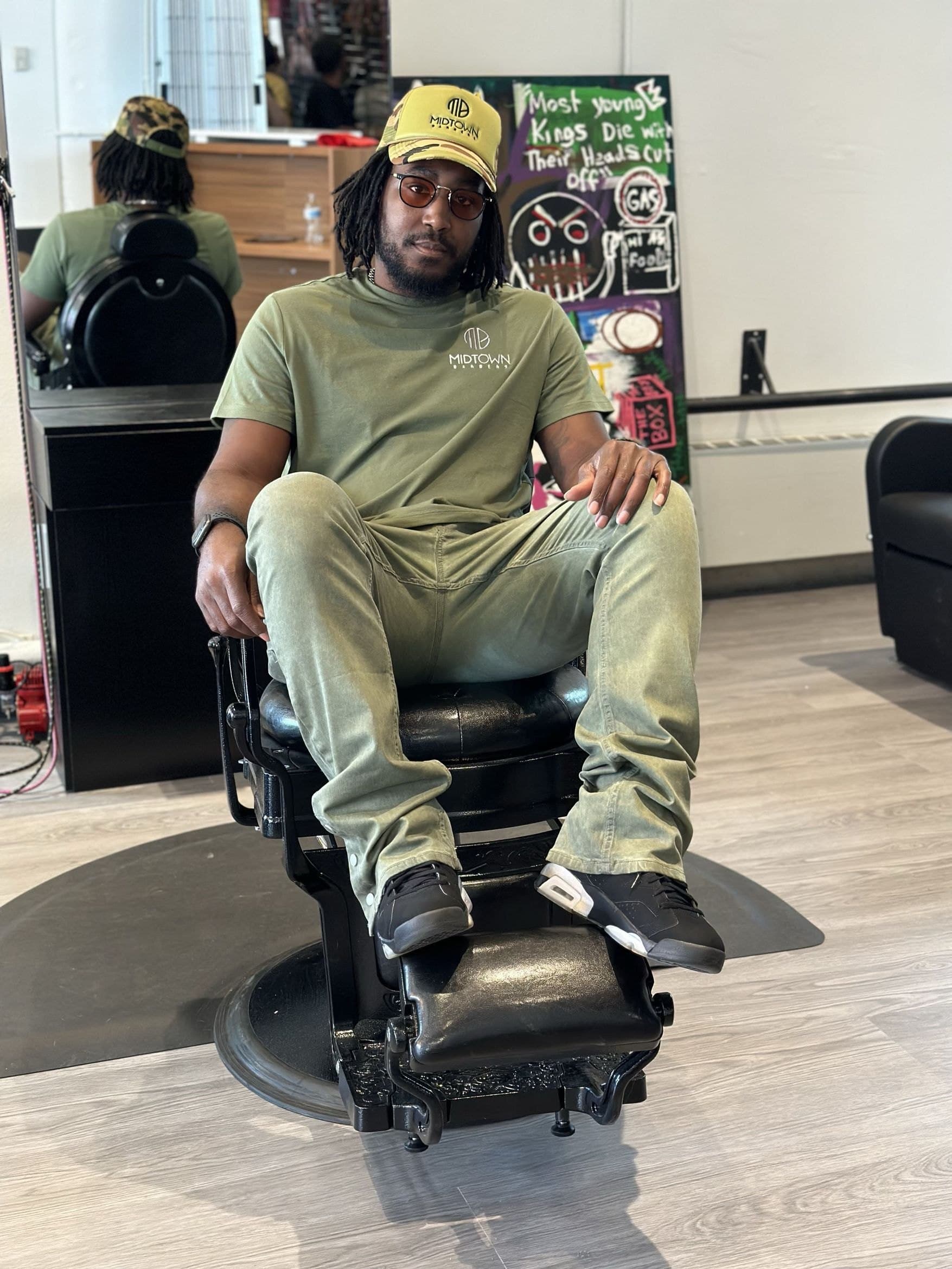 Midtown Barbers wave pattern