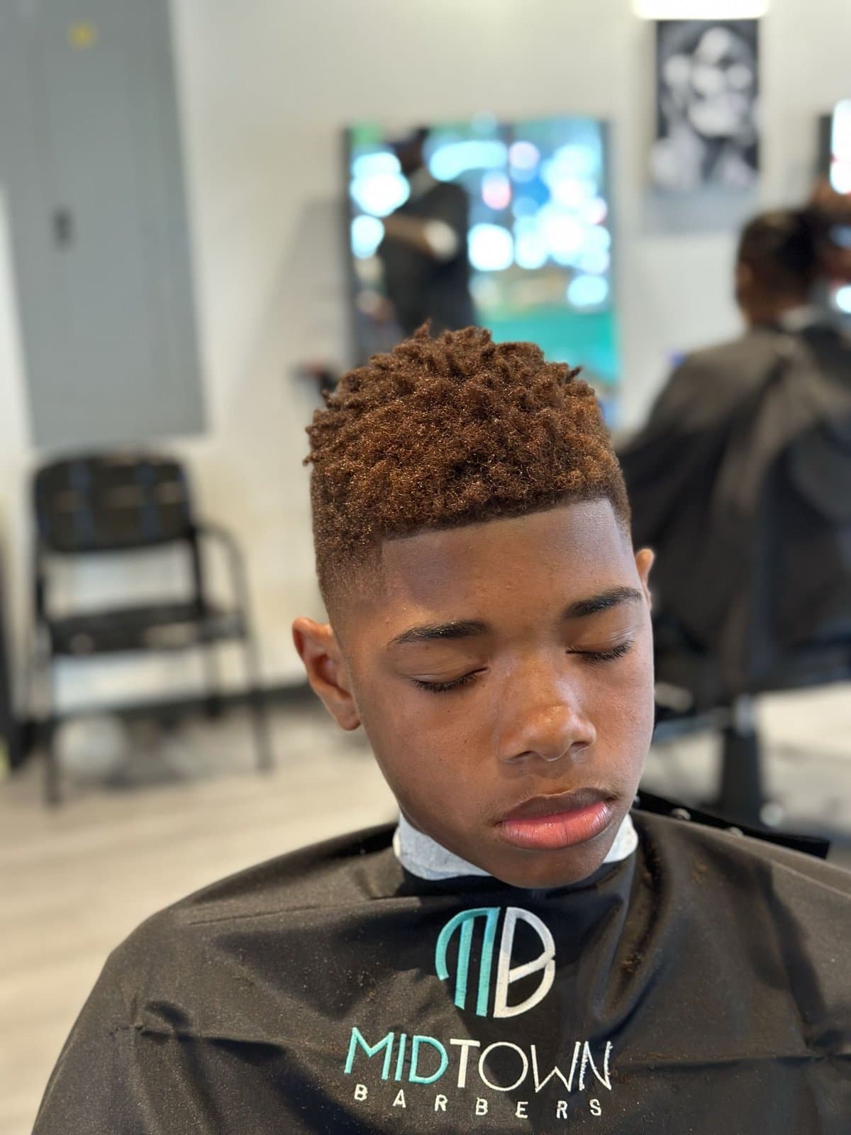 Midtown Barbers cut detail